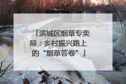 滨城区烟草专卖局：乡村振兴路上的“烟草答卷”
