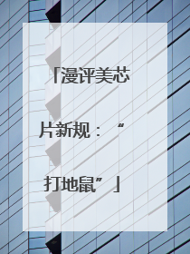 漫评美芯片新规：“打地鼠”