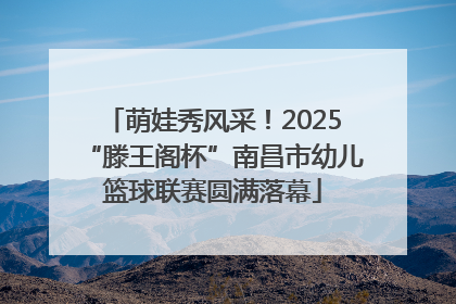 萌娃秀风采！2025“滕王阁杯”南昌市幼儿篮球联赛圆满落幕