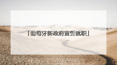 葡萄牙新政府宣誓就职