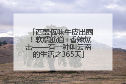 西盟佤味牛皮出圈！软糯筋道+香辣爆击——有一种叫云南的生活之365天
