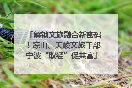 解锁文旅融合新密码！凉山、天峻文旅干部宁波“取经”促共富