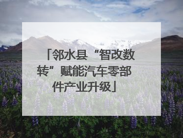 邻水县“智改数转”赋能汽车零部件产业升级