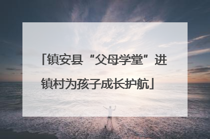 镇安县“父母学堂”进镇村为孩子成长护航