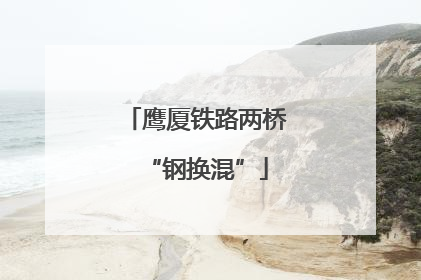 鹰厦铁路两桥“钢换混”