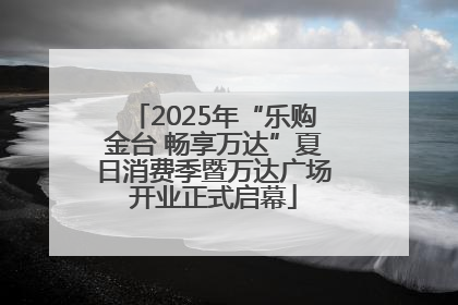 2025年“乐购金台 畅享万达”夏日消费季暨万达广场开业正式启幕