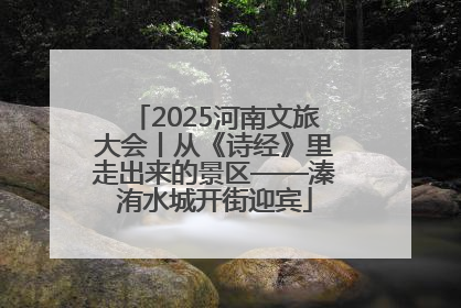 2025河南文旅大会丨从《诗经》里走出来的景区——溱洧水城开街迎宾