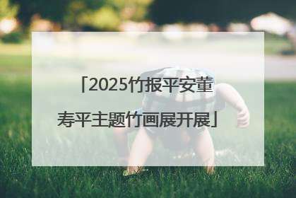 2025竹报平安董寿平主题竹画展开展