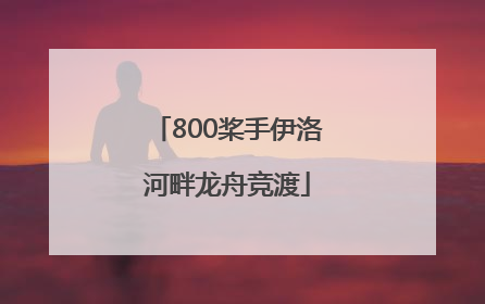 800桨手伊洛河畔龙舟竞渡